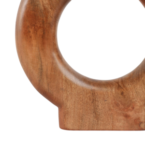 Vaso ad anello in legno di mango per soggiorno, decorativo, stile casual - Product Image 6