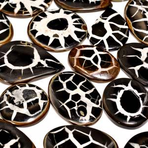 อัญมณีหลวมทรงหลังเบี้ยธรรมชาติแบบเรียบสำหรับผนังพลอยอัญมณีหลวม - Product Image 4