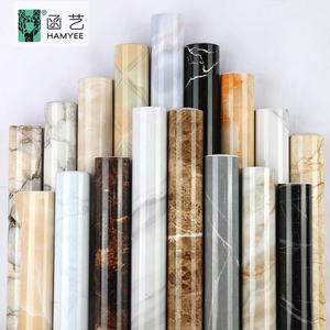 Wholesale vinyl wall paper contact paper waterproof Peel and stick Marble kitchen sticker 3d Wallpaper home decoration adhesive