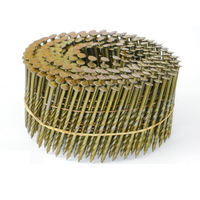 Clous en spirale à tige lisse fabriqués en usine, pour pistolets à clous pneumatiques utilisés sur les palettes en bois