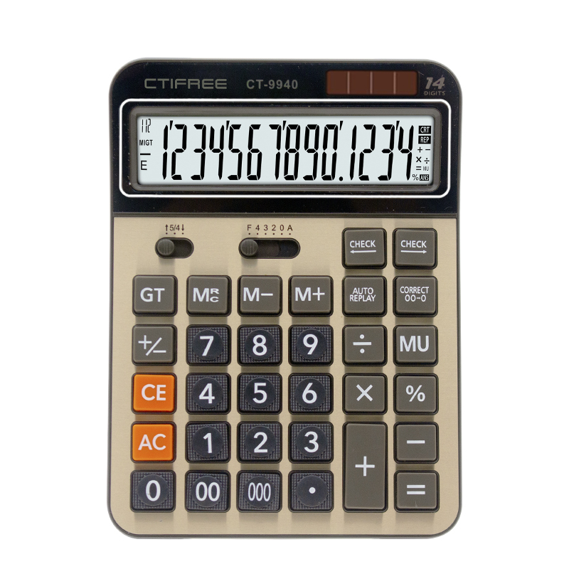 Ctifree рекламные 14 цифр Настольный калькулятор CT-9940