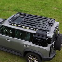 Plateforme de toit modifiée Jetour Traveler/ShanHai T2 en alliage d'aluminium, nouvelle échelle latérale d'accès, kit d'installation à vis noires