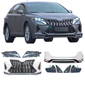Kits de Parachoques para Toyota Venza 2009-2018, Ensamblaje de Auto con Nueva Actualización, Incluye Parrillas Delanteras y Traseras, Gancho de Remolque y Juegos de Faros Delanteros y Luces Traseras - Product Image 1