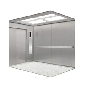 FUJI 6 kişi hastane yatağı asansör 2.0 m/s makine odası daha az çekişli kaldırma üç tarafı küpeşte