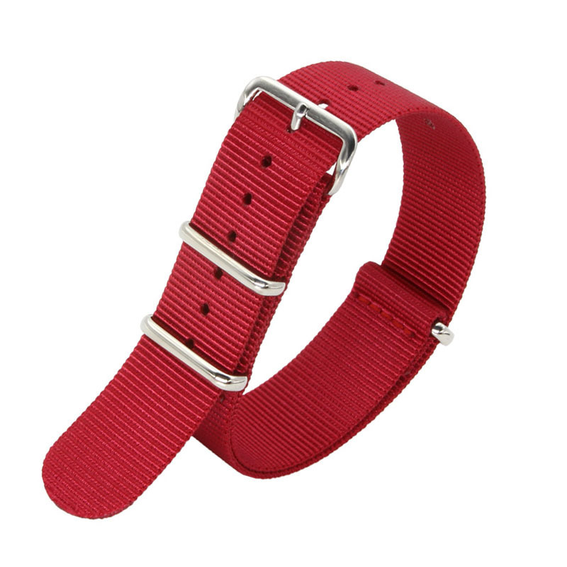 Boucle en argent rouge massif F05