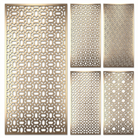 Cloison de séparation pliable légère, durable, insonorisée et imperméable en métal moderne Homedeco pour salon ou bureau