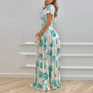 Ear Trim in legno paillettes lady New Design red party evening elegante Boho turchia abiti <span class=keywords><strong>abbigliamento</strong></span> donna casual - Product Image 3