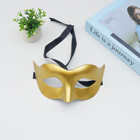 Masker Bola Topeng Pria Tampan Masker Topeng Pria Wanita Masker Setengah Wajah Roma Venesia Alat Peraga Cosplay Pesta Karnaval Halloween