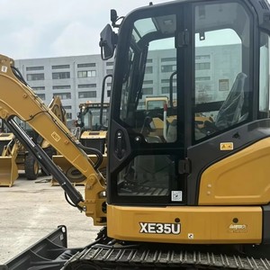 Nouvelle mini-excavatrice XE35U en promotion, chenilles en caoutchouc en option, système hydraulique haute performance, nouvelle pelle pour travaux de jardinage et municipaux - Product Image 2