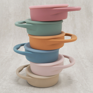 <span class=keywords><strong>Tongtu</strong></span> cấp thực phẩm Silicone Snack Cup thuận tiện xách tay gấp trẻ em ăn uống Cup cho Snack lưu trữ cho 0-12 tháng - Product Image 1