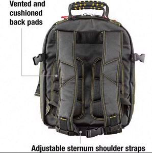 Free Sample OEM ODM Large Electrician <b>Backpack</b> <b>Tool</b> <b>Backpack</b> <b>Tools</b> <b>Tool</b> Bag for Electricians - Product Image 3