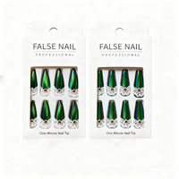 Boîtes à ongles carrées transparentes en papier enduit écologique, avec fermeture magnétique, pour ongles press-on, vente en gros personnalisée
