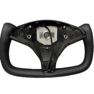 Volante de gran oferta adecuado para t-esla Model3 Y S X yugo de fibra de carbono modificado - Product Image 1