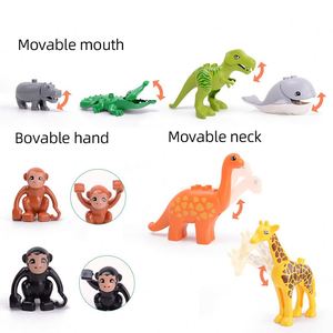 ブロックファーム動物おもちゃ教育DIYモデルアクセサリー対応レンガ組み立て大型ビルディングブロックファーム動物おもちゃ - Product Image 3