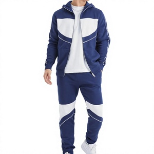 Survêtement décontracté pour homme grande taille de haute qualité, 100% coton, vente en gros, survêtement de jogging de haute qualité - Product Image 1