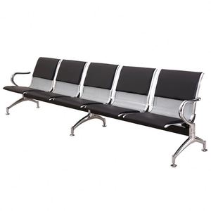 Silla de fila de aeropuerto de 3/4/5 plazas de servicio pesado <span class=keywords><strong>Banco</strong></span> de asiento público de grado comercial <span class=keywords><strong>para</strong></span> áreas de sala de espera de hospital - Product Image 1