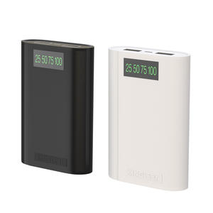 KINGLEEN 305X <span class=keywords><strong>batterie</strong></span> <span class=keywords><strong>externe</strong></span> blanc noir <span class=keywords><strong>10000mAh</strong></span>, banque d'alimentation à double sortie USB avec affichage numérique LCD - Product Image 3