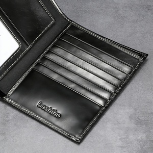 Custom Passport Holder Genuine Leather RFID Travel Slim Business Credit Card Protector Wholesale Passport Cover - Product Image 6