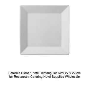 Assiette plate rectangulaire Kimi 27 × 27 cm Saturnia - Product Image 2