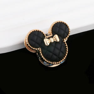 Kunsi TK <span class=keywords><strong>Mickey</strong></span> <span class=keywords><strong>Mouse</strong></span> Linda aleación arcilla cuenta taladro bola agujero recto DIY teléfono móvil llavero collar accesorio - Product Image 6