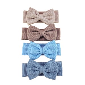 Diademas de punto acanalado con lazo <span class=keywords><strong>para</strong></span> bebé, diseño nuevo, <span class=keywords><strong>turbante</strong></span> elástico suave, accesorios lindos <span class=keywords><strong>para</strong></span> el cabello de recién nacidos, <span class=keywords><strong>para</strong></span> niñas pequeñas, uso diario - Product Image 6