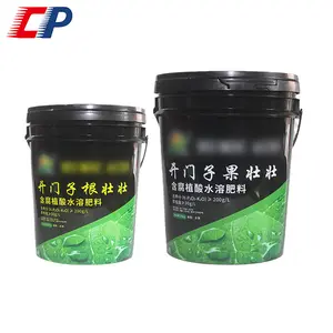 Wholesale Safety Material Plastic Bucket Pail Food Grade 5 Liter Container Barrel With Strong Handle