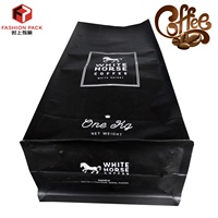 Sac à café personnalisé en aluminium, 250g, emballage alimentaire en plastique, sac à café avec logo
