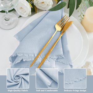 Serviettes de table en forme de fleur pour la décoration de mariage, serviettes de cuisine, serviettes de restaurant, serviettes pour essuyer les mains - Product Image 6