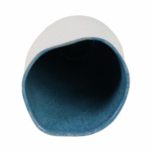 Vaso in ceramica testurizzata, decorazione per la casa in stile costiero, accessorio per soggiorno e tavolo da pranzo, vaso decorativo per fiori - Product Image 6