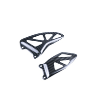 AISKA Carbono 100% Real 3K Fibra de Carbono Seca Protector de Talón para Motocicleta Suzuki GSX-R 1000 GSXR1000 2017-2026