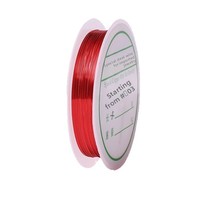 Fil de cuivre Tao pour perlage, artisanat fait main, fil cloisonné pour enroulement, bijoux DIY, fil souple électroplaqué