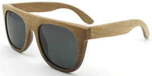 Oculos madeira biểu tượng tùy chỉnh ống kính phân cực kính mặt trời làm bằng tay tự nhiên tái chế ván trượt gỗ tre thể thao Kính mát bằng gỗ - Product Image 5