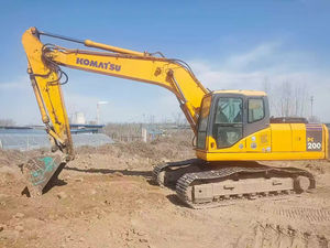 Excavateur d'occasion à chenilles moyennes KOMATSU PC200-7 PC200-8 20 tonnes Pelleteuse hydraulique d'occasion sur chenilles Original KOMATSU à vendre - Product Image 2