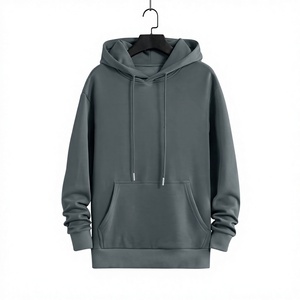 Sweat-shirt à capuche zippé quart de tour pour homme, doublure polaire brossée, coupe régulière, épais et doux, idéal pour l'hiver – Vente en gros - Product Image 4