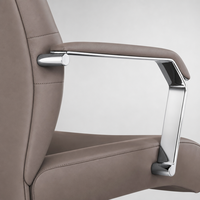 Chaise de bureau de direction, dossier haut, en cuir, pivotante, avec appui-tête, verrouillage d'inclinaison, chaise ergonomique pour manager, pour le bureau