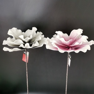 Fiori di schiuma magnolia 69CM idee per la decorazione su misura EVA schiuma magnolia stelo fiori artificiali - Product Image 6