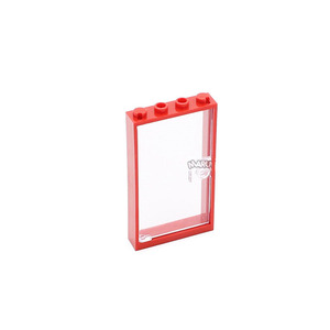 10 Stuks 60596 6160 60616 1X4X6 Deurframe Glas Transparante Deur Bladstenen Bouwsteen - Product Image 4