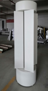 Chixiang cửa hàng xoay kim loại <span class=keywords><strong>Rack</strong></span> hiển thị lỗ tấm hiển thị đứng với móc - Product Image 2