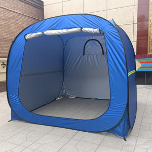 Tente d'isolement épidémique en acier carré d'extérieur Oxford imperméable pliable à deux chambres individuelles Abri médical temporaire <span class=keywords><strong>de</strong></span> protection - Product Image 3