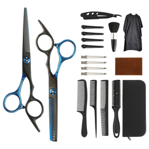 Professional Barber Scissors Set – Hair Cutting Shears & <b>Hairdressing</b> Tool Kit for Salon, Barber Shop, Pro Stylist - Product Image 1