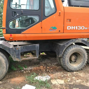 Mini-excavatrice sur chenilles Doosan Dh130w d'occasion de haute qualité, 13 tonnes, avec moteur, pompe, boîte de vitesses et PLC à haut moment de charge - Product Image 1