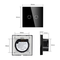 Interrupteur intelligent Tawoia 1/2/3/4 Gang 600w 220v Zigbee Homekit, interrupteur tactile numérique pour maison intelligente, compatible avec Apple Home Kit