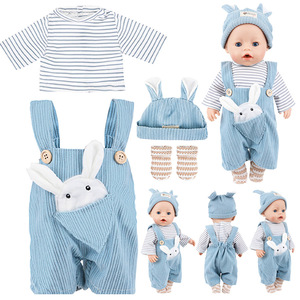 ZAPF-Trajes de muñecas de American Girl de 43cm para otoño e invierno, estilo de juguete de dibujos animados, accesorios de ropa de Bambú - Product Image 1