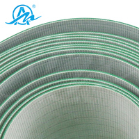 Courroie de transmission plate 3 plis en PVC vert, courroie de rail pliable, courroie de convoyeur en PVC