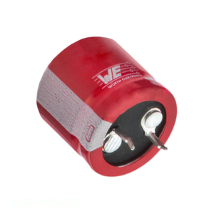 คาปาซิเตอร์แบบสแนป th แบบมีช่องใส่861021486032 390 uF 390 uF 20% 450V - Product Image 1