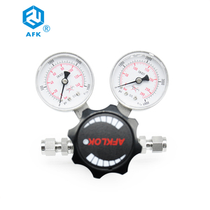 용접 및 절단용 스테인리스 스틸 고압 가스 조절기 3000 PSI 인렛 산소 아세틸렌 아르곤 CO2 산업용 등급 - Product Image 1