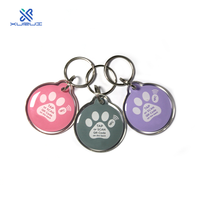 13,56 MHz NFC Pet ID Tag QR-Code RFID Pet Tracking Tag Elektronisches Hunde halsband