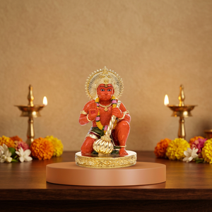 Luxury Handmade Durable 24K Gold Silver Plated Brass Resin Lord Ganesha Idol Minimalist Design for Home Office Tabletop Wedding - Product Image 2