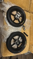 عجلات دراجة كهربائية كيند* كيرف 12 بوصة جاهزة للشحن، بديلة لإطارات RTR Tuttio Yozma Razor EM5 Strike Heybike Supermoto