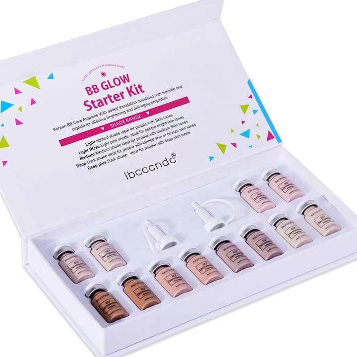 Korean Derma Pen сыворотка набор 8 мл X 12 флаконов Bb крем свечение белый мезо сыворотка тональный набор для кожи